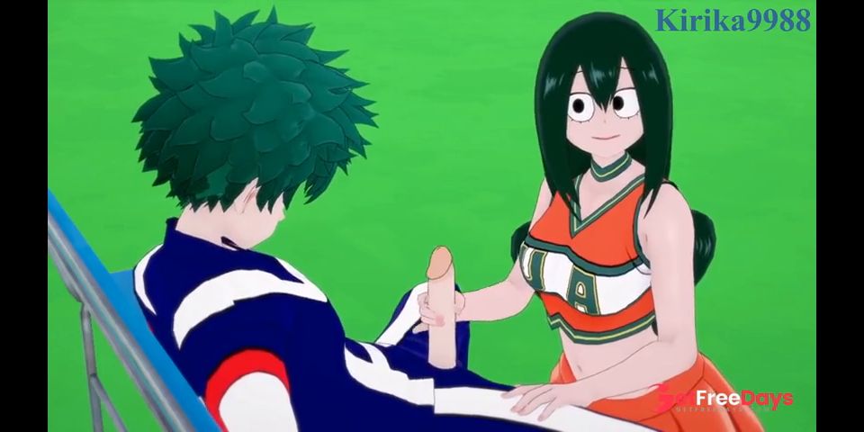 [GetFreeDays.com] Tsuyu Asui and Izuku Midoriya have intense sex on the rooftop. - My Hero Academia Hentai Sex Leak January 2023