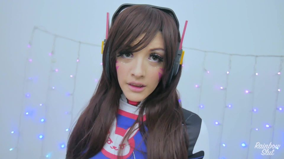 rainbowslut d va cosplay anal ambush cosplay 