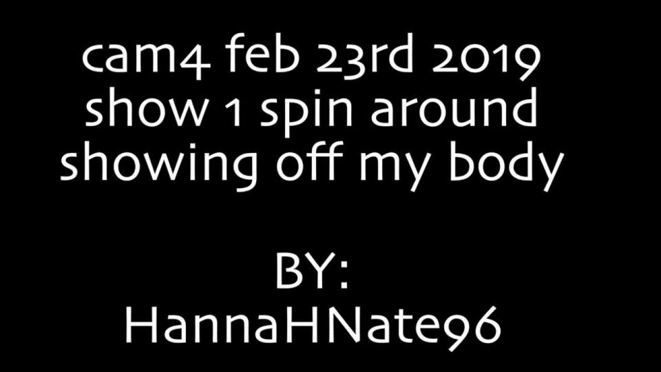 hannahnate96 – cam4 feb 23rd 2019 show 1 spinwheel on femdom porn wonder woman femdom