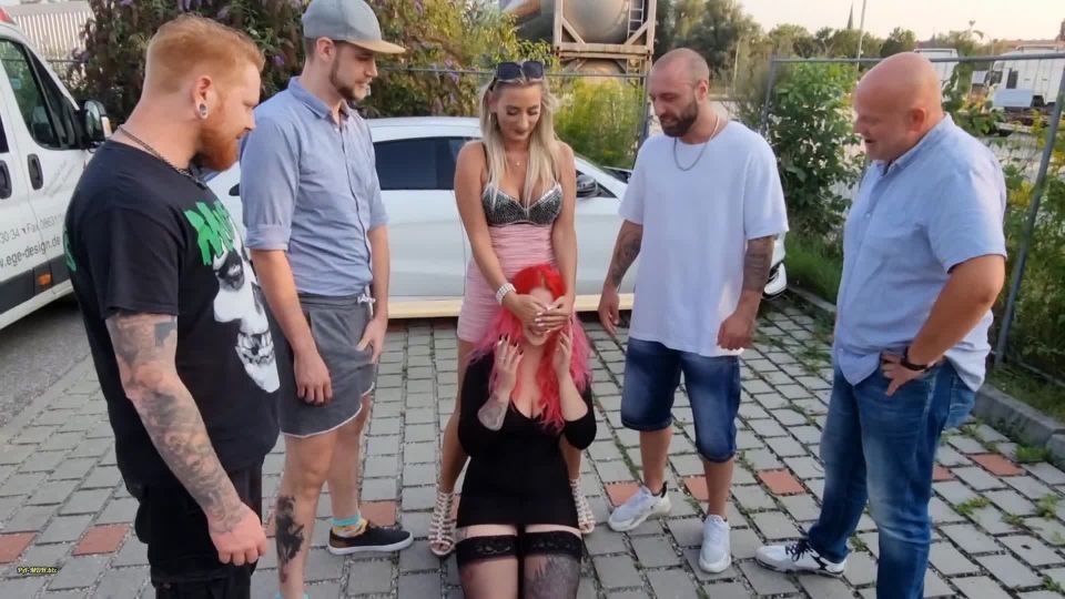 Vika - Viktoria - Jung - Schlampe endlich Alt genug - Am Geburtstag zum Gangbang Luder gemacht - Amateur