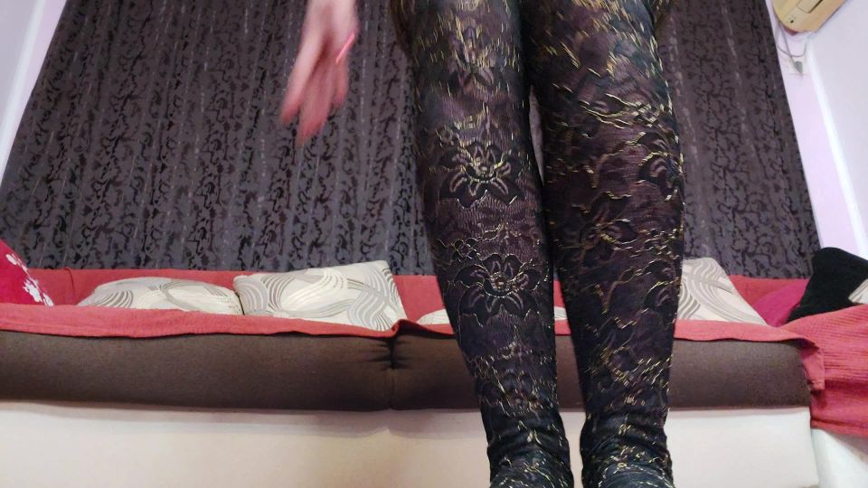 online adult clip 34 Paypig for fashionable pantyhose on fetish porn femdom feet fetish