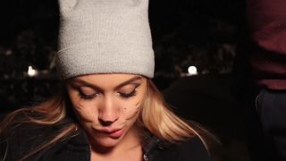 Kristina Sweet, Luxury Girl - Blowjob Outdoors In Winter. I Warm His Cock With My Mouth And Swallow Cum [FullHD 1080P] - teen - pov amateur foursome