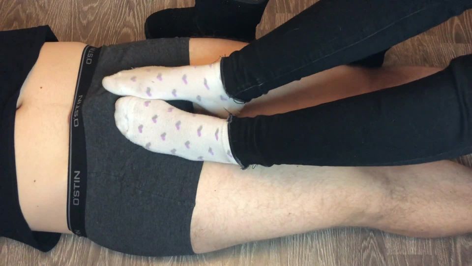 free xxx video 31 Teen shoejob with uggs and stinky white socks footjob mistress underpants, nimin fetish fantasy on teen 