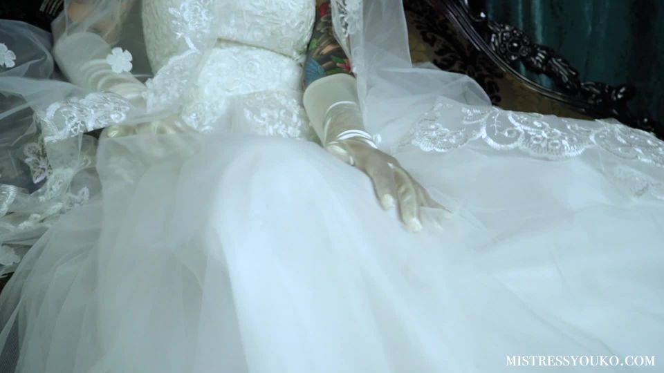 porn video 47 Mistress Youko – Wedding Dressed Mistress Controls You | mistress youko | femdom porn thigh fetish