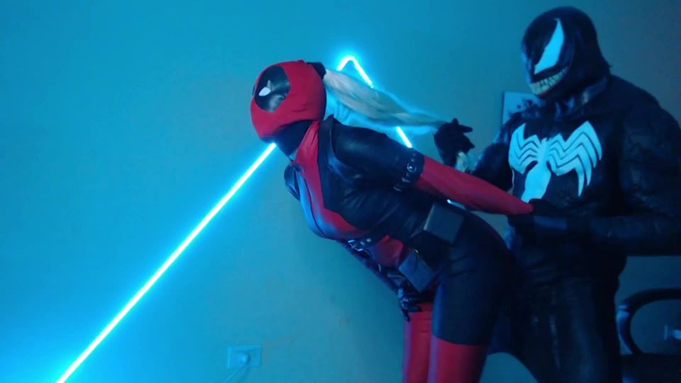 xxx video clip 20 Black Kitsune – Lady deadpool VS Venom: Hardfuck & Cumshot | superheroines | femdom porn fetish island