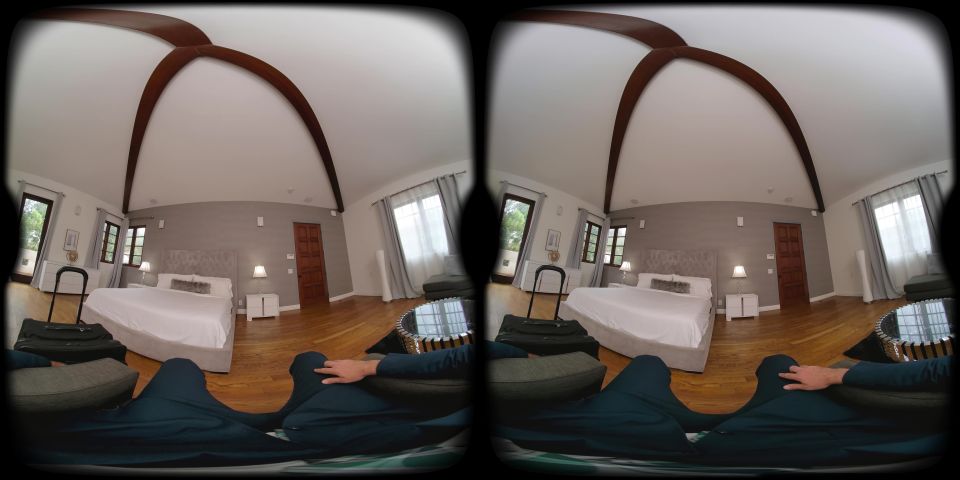 VRBTRANS - Slutty Receptionist - Korra Del Rio - Oculus 6K Siterip - Reverse cowgirl