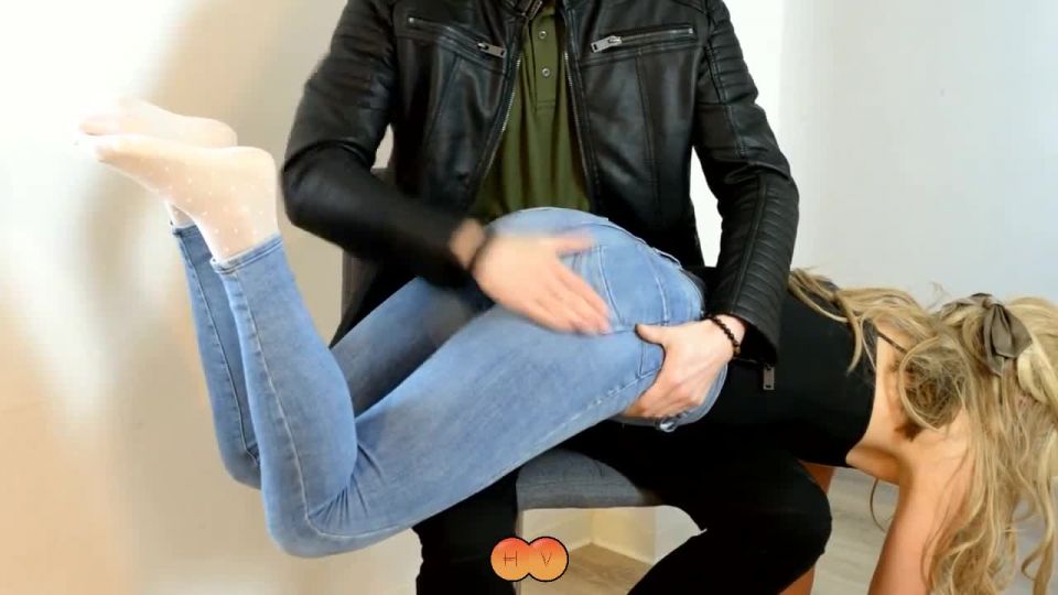 video 19 Jeans & Bare Bottom Spanking for Pips | deutsche spanking | fetish porn big dick fetish