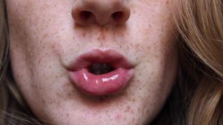 adult video clip 46 LittleRedheadLisa – Lip Close Up Custom 720p | littleredheadlisa | femdom porn femdom humiliation