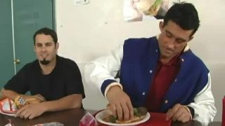 Food Fight! Blowjob!