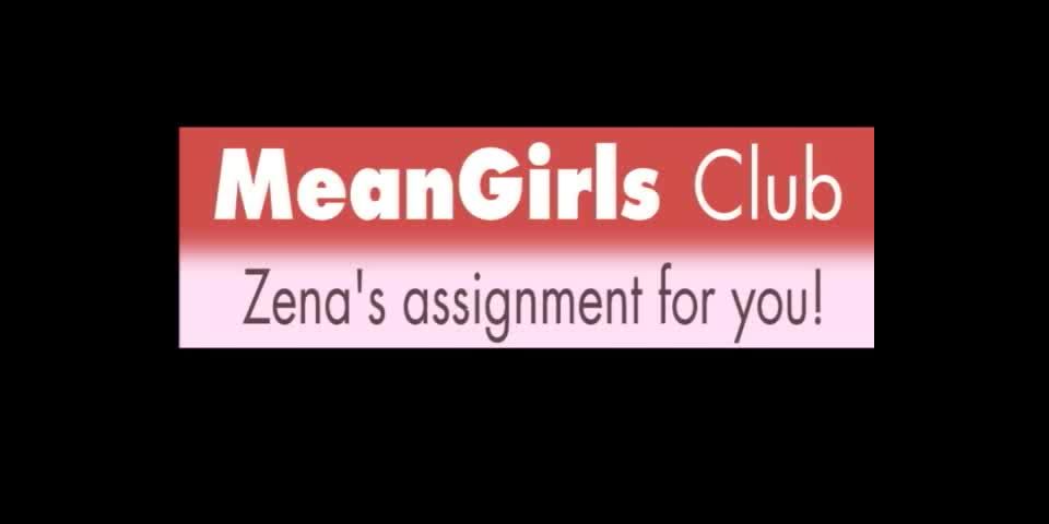 MeanGirlsClub ZenaБ─≥s assignment for you (mp4)