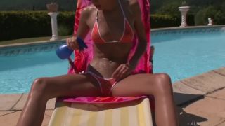 Candice luca - at the pool