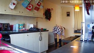 Hewife milf mom shagged kitchen hidden ip camera