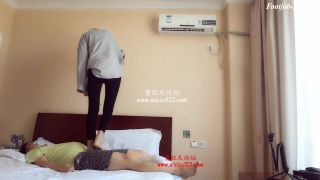 free video 32 China Femdom Footjob on Bed – Tomborrocks on femdom porn pokemon foot fetish
