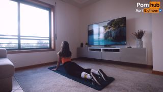 Relaxing Yoga Turned Into Intense Fucking  April Eighteen 1080p