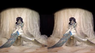 Bravo Models Cosplay 3D VR Videos  357 Rebecca Black  Blue Airbrush Bod