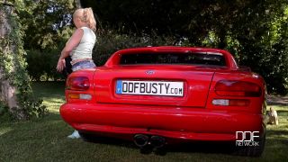 Delzangel – Airbags On The Hood Busty Blonde’s Big Tits Exposed! (Full HD) Tattoo
