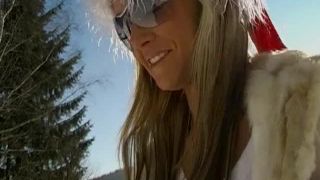 online adult video 47 fetish sites Josje masturbates in the snow, shaved on solo female