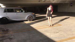 xxx video clip 16 tinder femdom KatSaysMeow – Public Parking Garage Cumming- Daytime, blonde on blonde porn