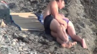 Pussy fingering and beach fuck Nudism!