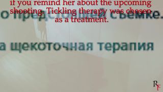 RussianFetish - Tickling therapy for psychopathic patient Polina Tickling!