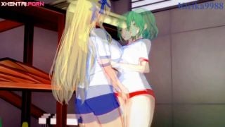 [xhentai.porn] Senran Kagura - Hikage, Katsuragi and Yomi intense lesbian play keep2share k2s video