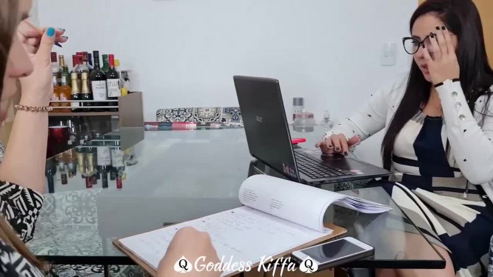 free porn clip 49 Kiffa Feet Deusa: Feminist world Ep 2 - Female humiliates man at the office | fetish | femdom porn miss femdom