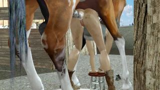 Animopron – Lara With Horse 2loops,  on 3d porn 