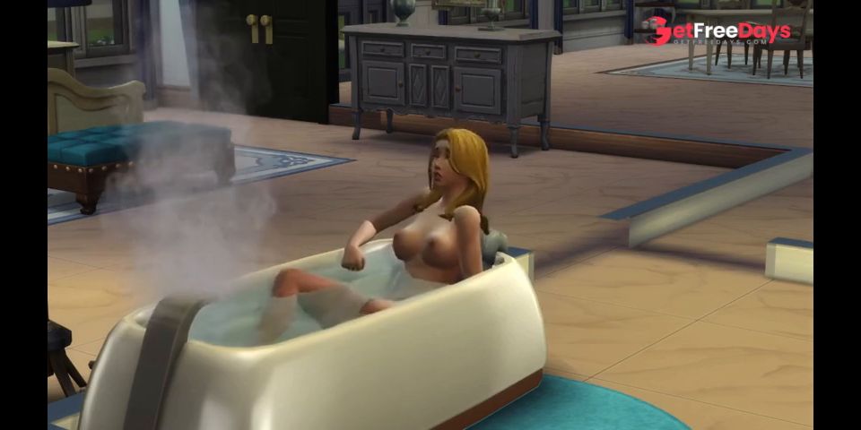 Te cuento mi historia como madrastra seductora mientras me toco en la tina del bao  The sims