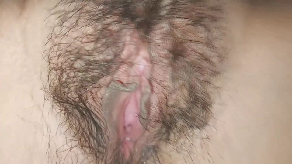 Wet Creamy Close Up Hairy Pussy Fuck  Asian Girl