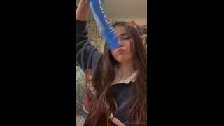 Only Fans: Liiias - Watch Me Oil Up My Juicy Ass I Then Suck A Huuuuge Dildo Some Spit Is Involved Hehe - Spit