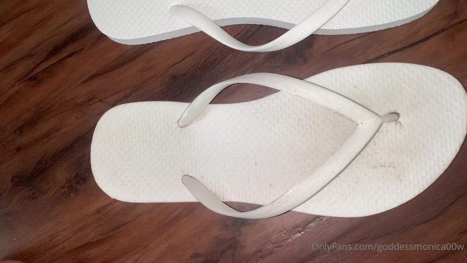 Goddess monica - goddessmonica00w GoddessmonicawNew white crispy old navy flip flop joi - 29-07-2021 - Onlyfans