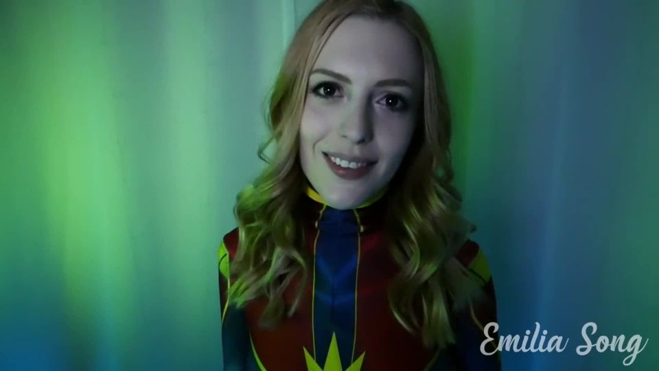 porn clip 36 EmiliaSong – Captain Marvel Skrull BJ and Pussy Fuck FullHD 1080p - super hero - solo female irresistible blowjob and titty fucking