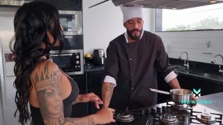Cuckold Woman Receives A Call From Her Husband When She Is Fucking With The Chef - Pornhub, Mariana Martix (FullHD 2021)