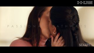 Brunette girls porn Mix Kissing, Cunnilingus, Girl, Natural Tits, Facesitting, Sensual, Lesbian, Brunette, Masturbation Antonia Sainz & Betzz - Passionate Pathways SiteRip  Mix 