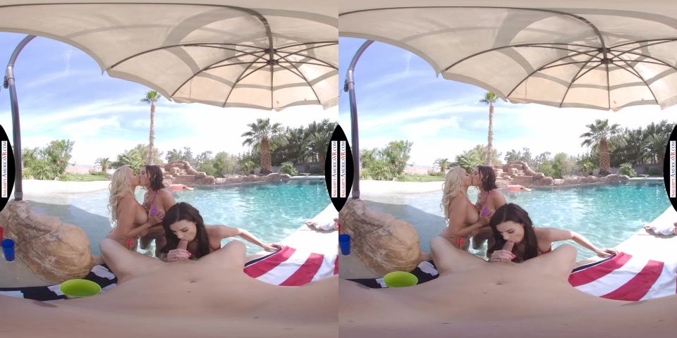 VR – Memorial Day – Becky Bandini, Krissy Lynn, Kylie Kingston, Ryan Driller on virtual reality 