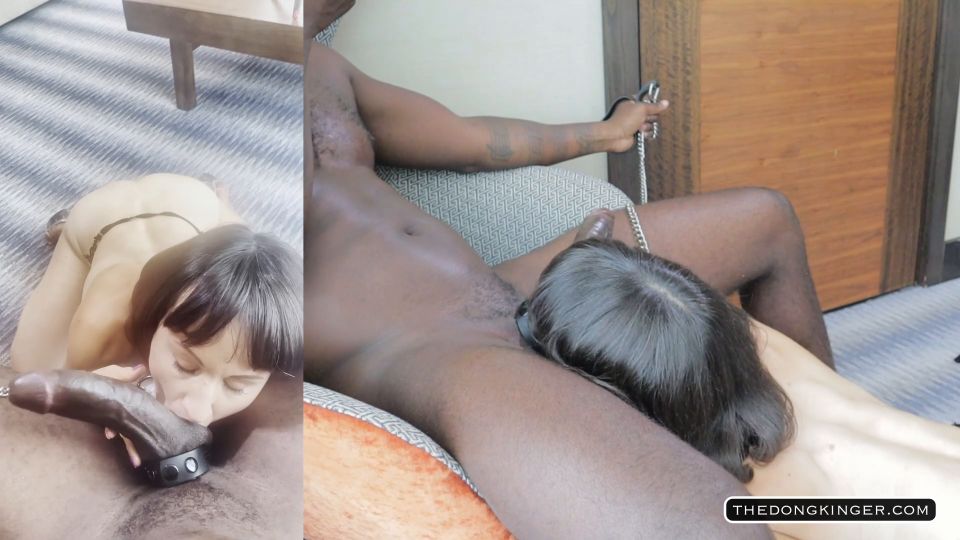 Thedongkinger - BBC breeds slave hot wife with creampie - Interracial