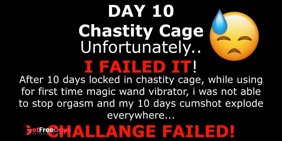 Chastity Cage Challange - Day 10 I FAILED IT