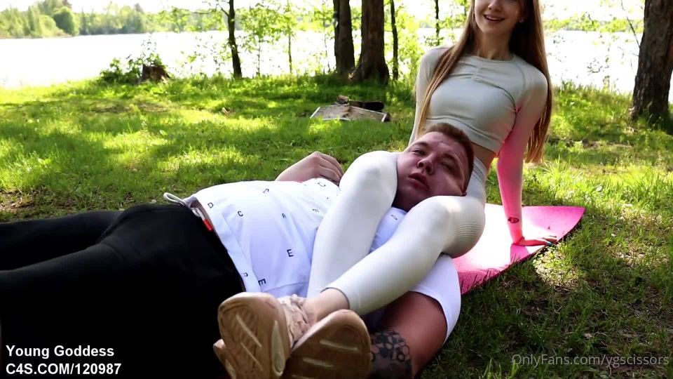 free porn clip 5 Young Goddess – Crushed By The Lake on fetish porn judo foot fetish