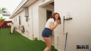 Katerina Deville - Redhead Flashes At The Resort 1080P - Let'spostit