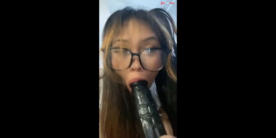 [GetFreeDays.com] Slutty thick Asian school girl gets pounded by her 12in Dildo Sex Clip March 2023