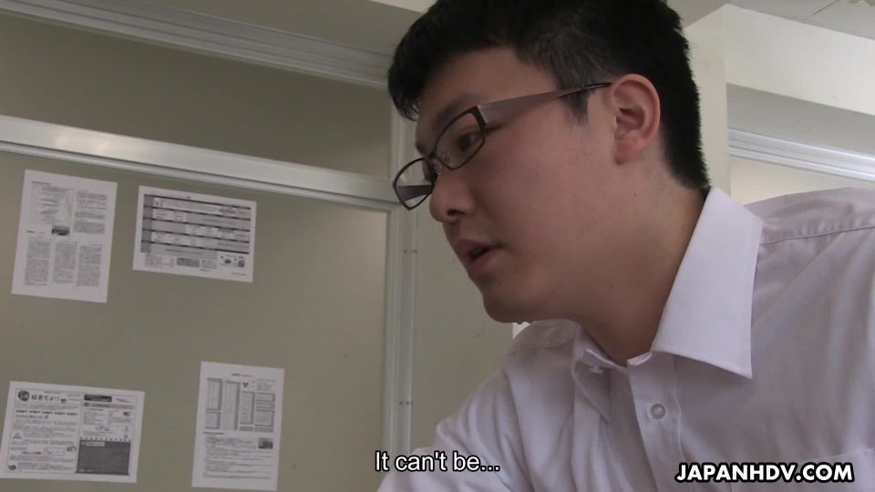 Sayaka Aishiro is shy to meet a guy in the toilet asian Sayaka Aishiro