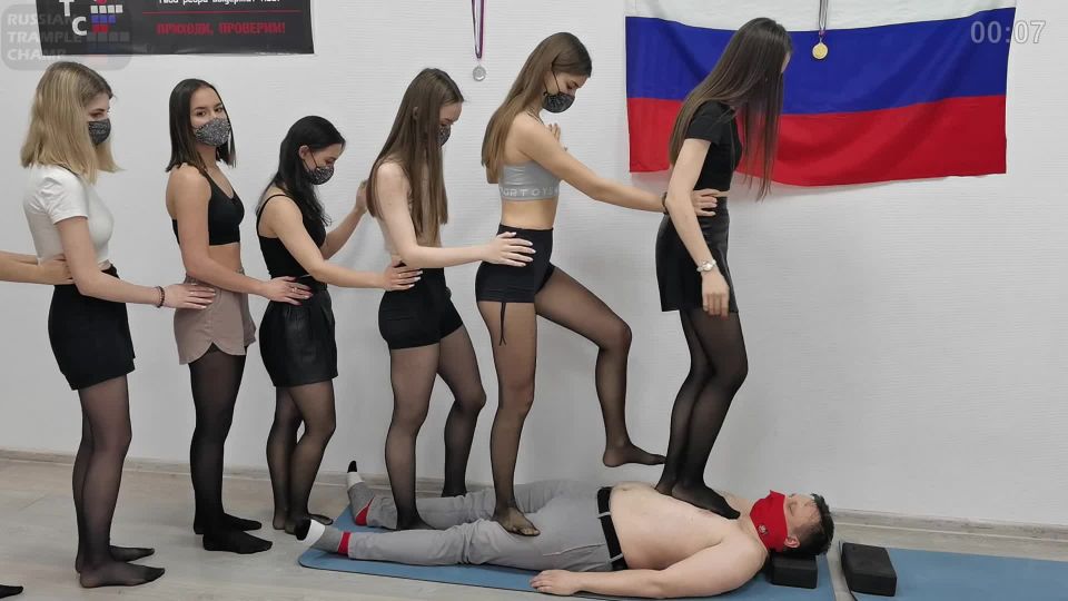 adult video 28 yoga pants fetish Russian Trample Championship - Multitrampling Contest 63 - FullHD 1080p, femdom on femdom porn