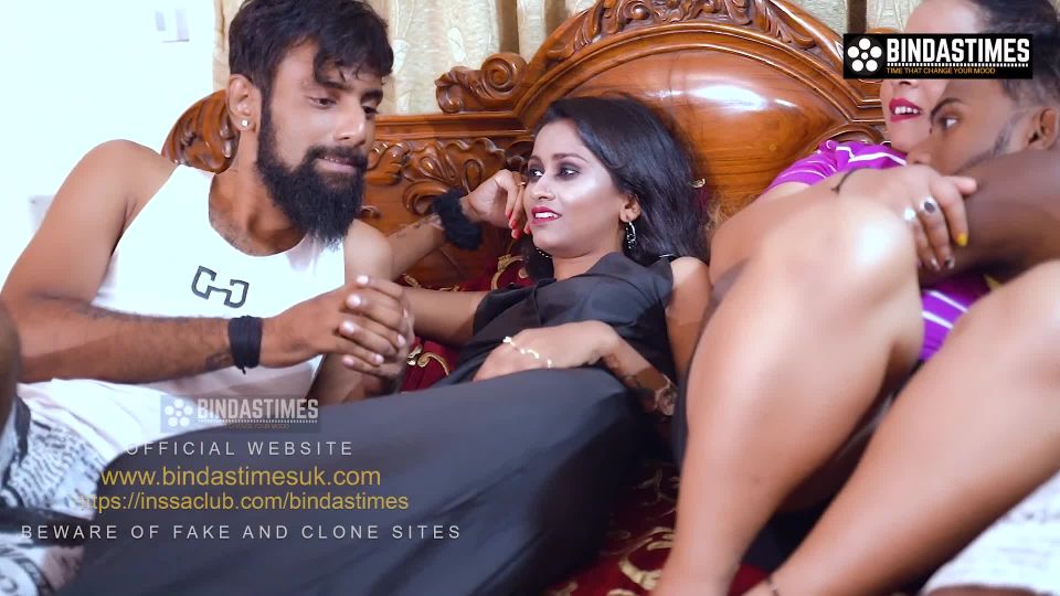Two naughty indian girls want to sex with two boys and a hotel staff  hindi audio - 146424