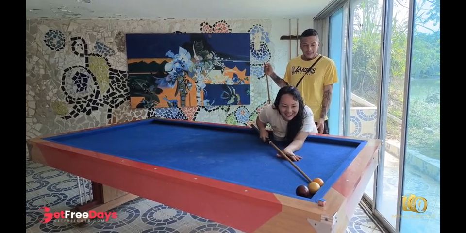 [GetFreeDays.com] Thomas teaches Anita how to play pool and carom with her vagina Sex Video July 2023