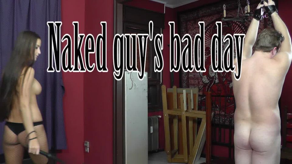 CRUEL MISTRESSES - Mistress Amanda - Naked guy’s bad day - (Femdom porn)