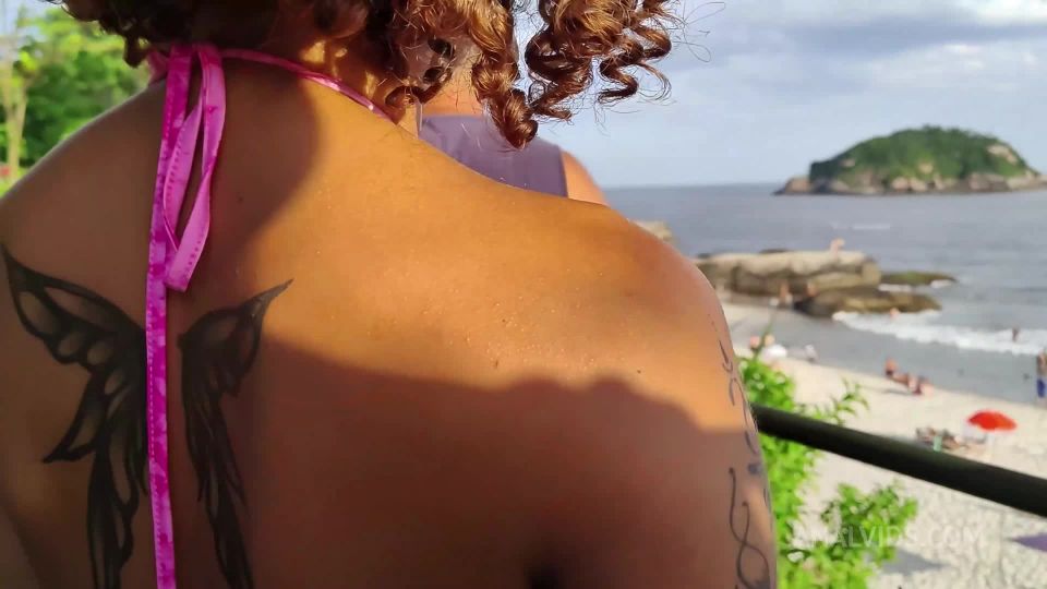 Mih Ninfetinha - Mambo tour 1: Mih Ninfetinha at nude beach, public blowjob then fuck 3 cocks (Nude beach, Double anal, Double penetration, gape, public BJ, Balls anal, exhibitionism) OB122 - LegalPorno, AnalVids, Mambo Perv (FullHD 2021)