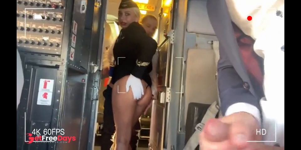 [GetFreeDays.com] The pilots fucked a new stewardess right at the controls of the plane, MFM th Porn Stream January 2023