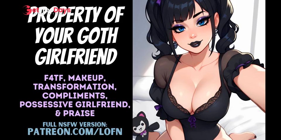 [GetFreeDays.com] F4TF Property of your Goth Girlfriend Sex Video November 2022