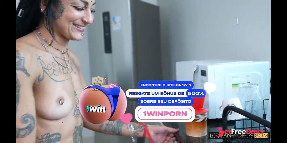 Caroleta engasgando no pica e levando porra na buceta  LP Produes