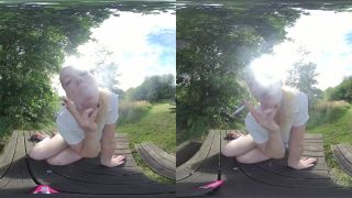 free porn clip 43 [VRSmokers] Aloralux – Smoking Bench; Amateur Outdoor Flashing her Tits (Oculus Go) - 3d - reality ankle fetish